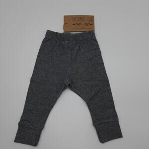 The Simple Folk The Everyday Legging in Gray Stripe Size 0/3 Months